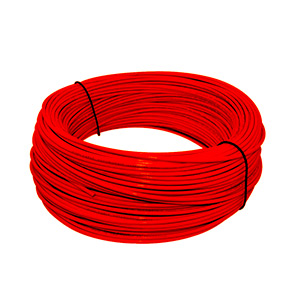 CABLE AUTOM 18 AWG CABLESCA 600V ROJO 20MTS