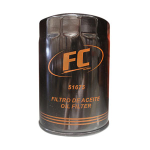 FILTRO DE ACEITE FC FC51675 KIA PREGGIO/ CATERPILLAR/ FREIGHTLINER/ GENERAC/ HITACHI/ NEW HOLLAND/ KOBELCO