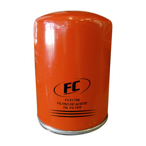 FILTRO DE ACEITE FC FC51798 CHEVROLET FVR 23G/ MITSUBISHI FH/ CATERPILLAR TRACTORES