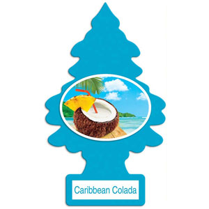 AROMATIZANTE LITTLE TREES CARIBBEAN COLADA  1 PACK U1P-10324