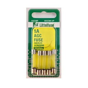 FUSIBLE DE VIDRIO 1A LITTLE FUSE AGC1