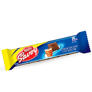 CHOCOLATE CON LECHE SAVOY 30G