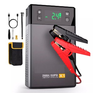 ARRANCADOR DE BATERIAS Y COMPRESOR VTOMAN 400AMP-2500AMP/150PSI