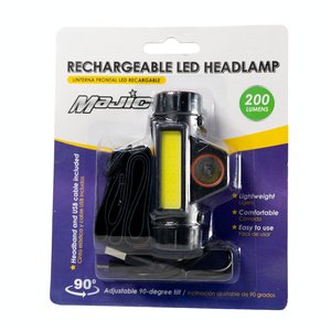 LINTERNA FRONTAL LED MAJIC 778 RECARGABLE 200 LUMENS